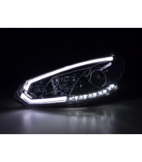 Phares - Phares Daylight LED feux de jour VW Golf 6 08-12 chrome…