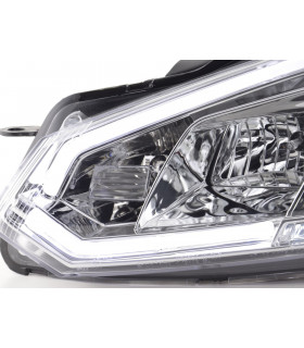 Phares - Phares Daylight LED feux de jour VW Golf 6 08-12 chrome…