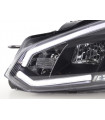 Phares - Phare Daylight LED feux de jour VW Golf 6 08-12 noir…