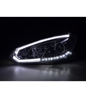 Phares - Phares Daylight LED feux de jour VW Golf 6 08-12 chrome…