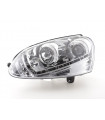 Phares - Phare Daylight à LED DRL look VW Golf 5 type 1K 03-08 chromé pour