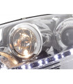 Phares - Phare Daylight à LED DRL look VW Golf 5 type 1K 03-08 chromé pour