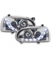 Phares - Phare Daylight LED DRL look VW Golf 3 type 1HXO 1EXO 91-97 chrome…