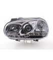 Phares - Phare Daylight LED look DRL VW Golf 4 type 1J 98-03 chromé pour