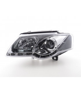 Phares - Phare Daylight LED look DRL VW Passat type 3C 05- chromé pour conduite