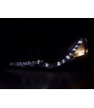 Phares - Phare Daylight LED look DRL VW Passat type 3C 05- noir pour conduite à