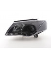 Phares - Phare Daylight LED look DRL VW Passat type 3C 05- noir pour conduite à