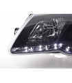 Phares - Phare Daylight LED look DRL VW Passat type 3C 05- noir pour conduite à