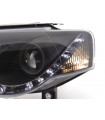 Phares - Phare Daylight LED look DRL VW Passat type 3C 05- noir pour conduite à