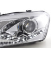 Phares - Phare Daylight LED look DRL VW Polo type 6R 2010- chromé pour conduite