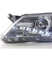 Phares - Phare Daylight LED DRL look VW Tiguan 07-11 chromé pour conduite à