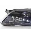 Phares - Phare Daylight LED look DRL VW Tiguan 07-11 noir pour conduite à