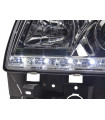 Phares - Phare Daylight LED look DRL Bus VW type T4 96-03 chromé pour conduite