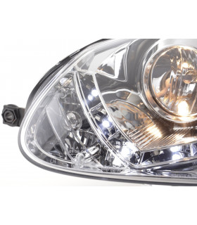 Phares - Phare Daylight LED Feux de jour LED VW Golf 5 type 1K 03-08 chrome