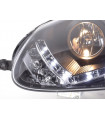 Phares - Phare Daylight LED feux diurnes VW Golf 5 type 1K 03-08 noir pour