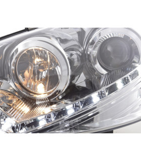 Phares - Phare Daylight LED Feux de jour LED VW Golf 5 type 1K 03-08 chrome