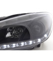 Phares - Phare Daylight LED feux diurnes VW Golf 6 type 1K 08- noir pour