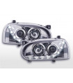 Phares - Phare Daylight LED feux de jour VW Golf 3 91-97 chrome pour conduite à