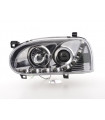 Phares - Phare Daylight LED feux de jour VW Golf 3 91-97 chrome pour conduite à