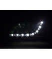 Phares - Phare Daylight LED feux de jour VW Golf 3 91-97 noir pour conduite à