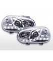 Phares - Phare Daylight LED Feux de jour LED VW Golf 4 97-03 chromé pour