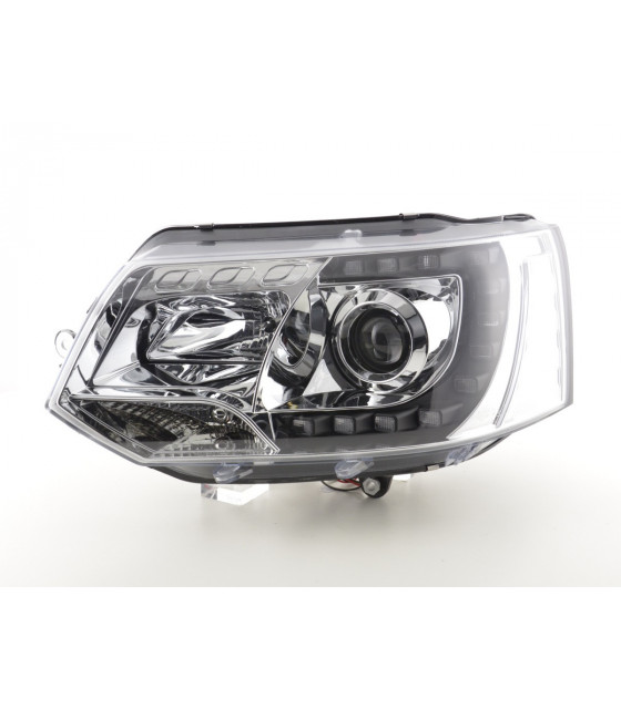 Phares - Phares Daylight LED feux de jour VW Bus T5 à partir de 2009 chrome…