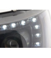 Phares - Phare Daylight LED feux de jour VW Bus T5 à partir de 2009 noir…