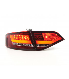 Feux arrières - Feux arrières à LED Audi A4 B8 8K Limo 07-11 rouge / clair…