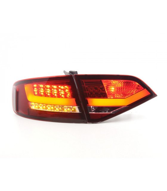 Feux arrières - Feux arrières à LED Audi A4 B8 8K Limo 07-11 rouge / clair…