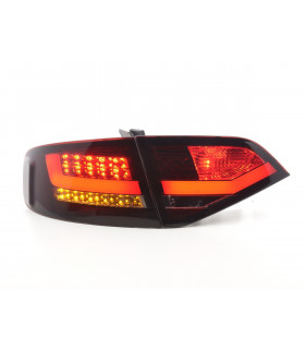 Feux arrières - Feux arrières à LED Audi A4 B8 8K Limo 07-11 rouge / noir…