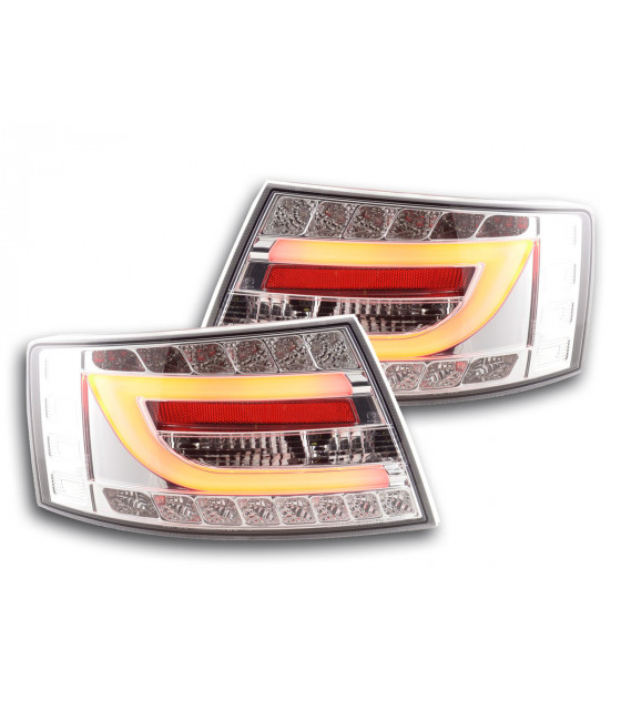 Feux arrières - Feux arrière à LED Audi A6 Limo 4F 04-08 chrome…