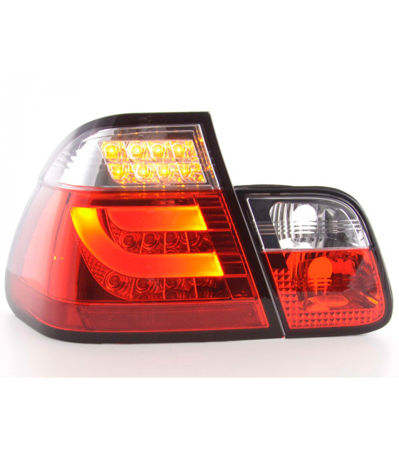 Feux arrières - Kit feux arrières LED BMW Série 3 E46 Limo 02-05 rouge / clair…