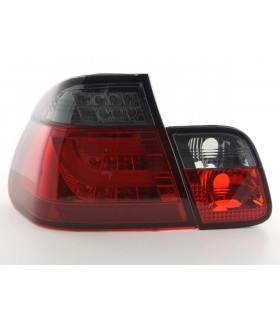 Feux arrières - Kit feux arrières LED BMW Série 3 E46 Limo 02-05 rouge / noir…