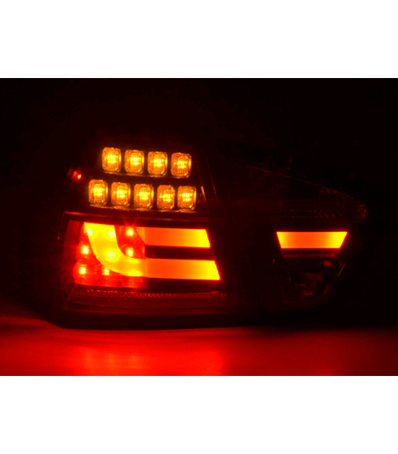 Feux arrières - Kit feux arrière LED BMW Série 3 E90 Limo 05-08 rouge / noir…