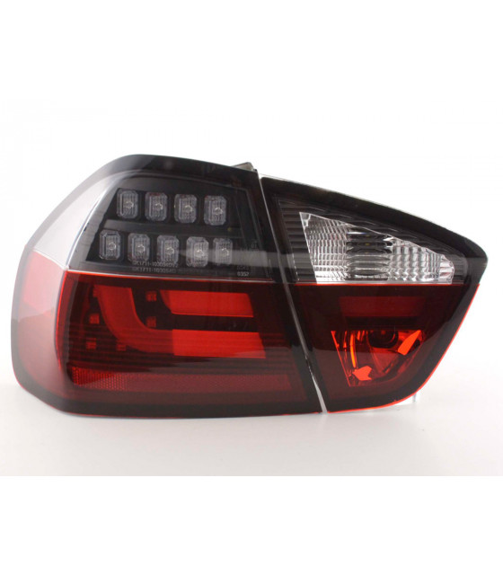 Feux arrières - Kit feux arrière LED BMW Série 3 E90 Limo 05-08 rouge / noir…