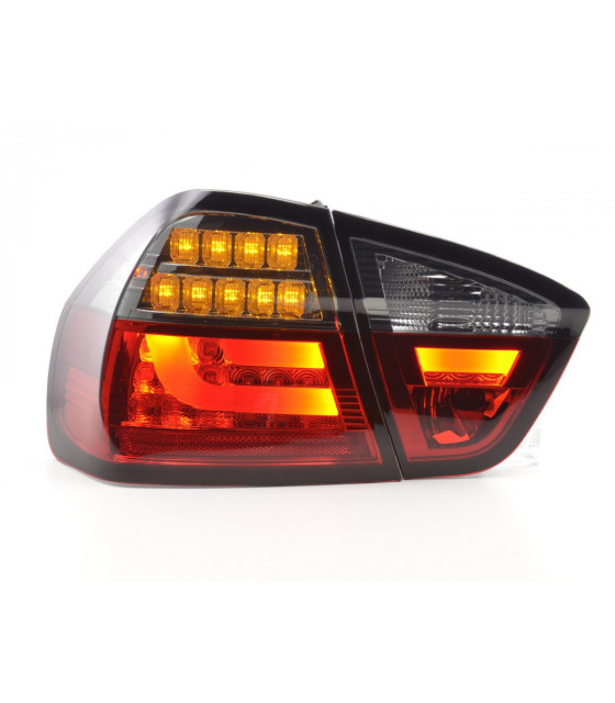 Feux arrières - Kit feux arrière LED BMW Série 3 E90 Limo 05-08 rouge / noir…