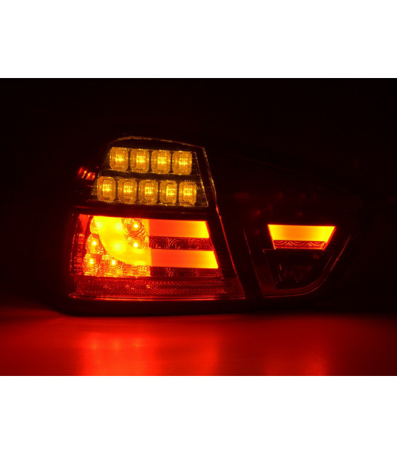 Feux arrières - Kit feux arrière LED BMW Série 3 E90 Limo 05-08 rouge / noir…