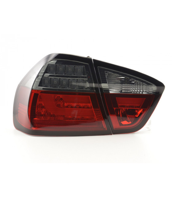 Feux arrières - Kit feux arrière LED BMW Série 3 E90 Limo 05-08 rouge / noir…