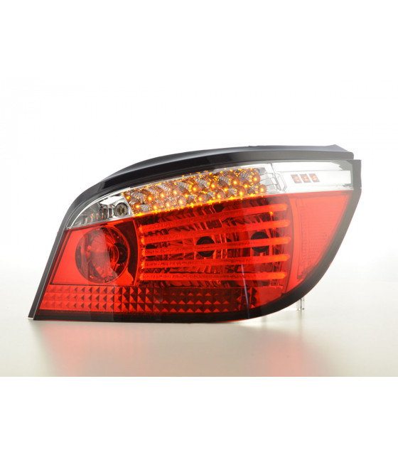 Feux arrières - Kit feux arrières LED BMW Série 5 E60 berline 08-09 rouge /