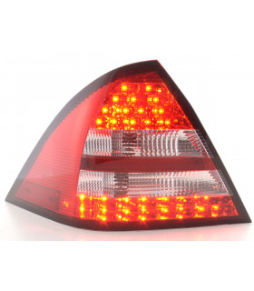 Feux arrières - Kit feux arrière LED Mercedes Classe C W203 Limo 01-04 rouge /