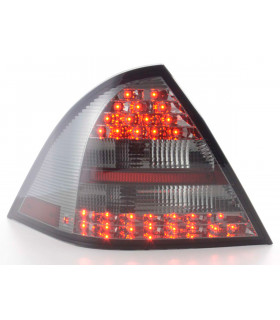 Feux arrières - Kit feux arrière LED Mercedes Classe C W203 Limo 01-04 noir…