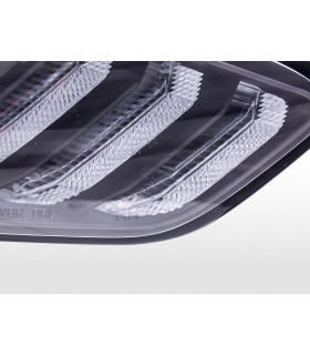 Phares - Phares diurnes avec feux de jour à LED Ford Focus C346 2015-2018 noir…