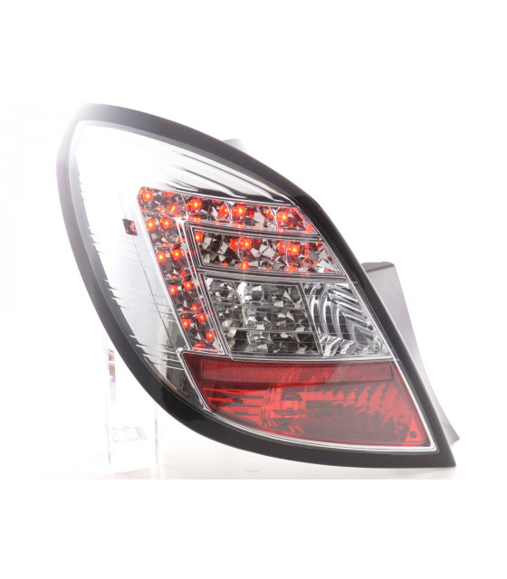 Feux arrières - Kit feux arrières LED Opel Corsa D 5 portes 06-10 chrome…