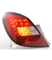 Feux arrières - Kit feux arrières LED Opel Corsa D 5 portes 06-10 rouge / clair…