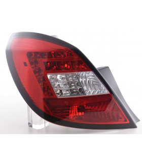 Feux arrières - Kit feux arrières LED Opel Corsa D 5 portes 06-10 rouge / clair…