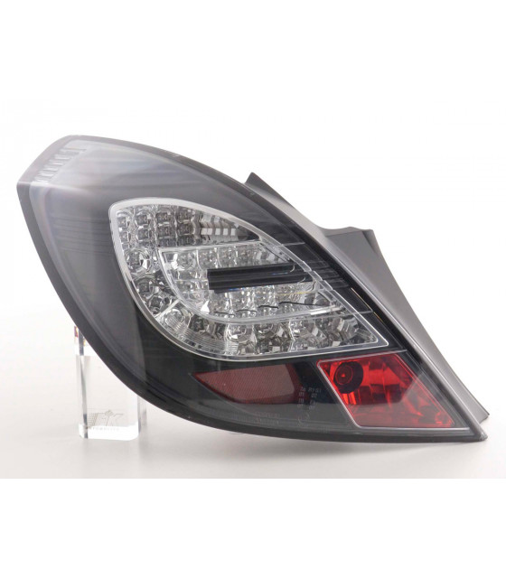 Feux arrières - Kit feux arrières LED Opel Corsa D 3 portes 06-10 noir…