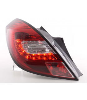 Feux arrières - Feux arrières LED Set Opel Corsa D 3 portes 06-10 rouge / clair…