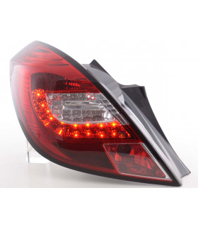 Feux arrières - Feux arrières LED Set Opel Corsa D 3 portes 06-10 rouge / clair…