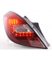 Feux arrières - Feux arrières LED Set Opel Corsa D 3 portes 06-10 rouge / clair…