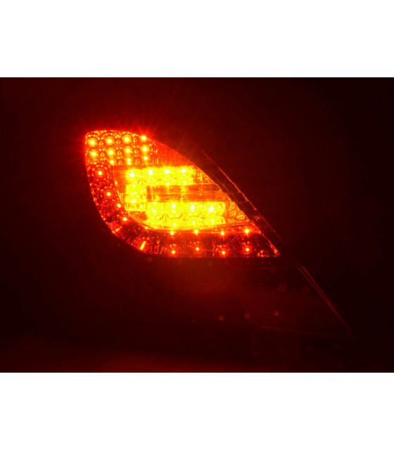 Feux arrières - Feux arrières LED Set Opel Corsa D 3 portes 06-10 rouge / clair…